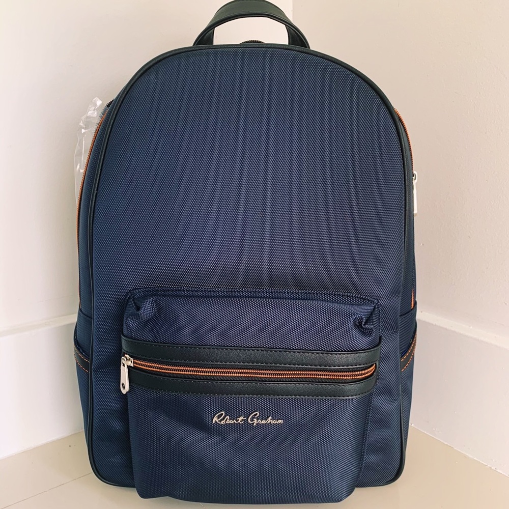 Navy Chiron Backpack Robert Graham Unisex